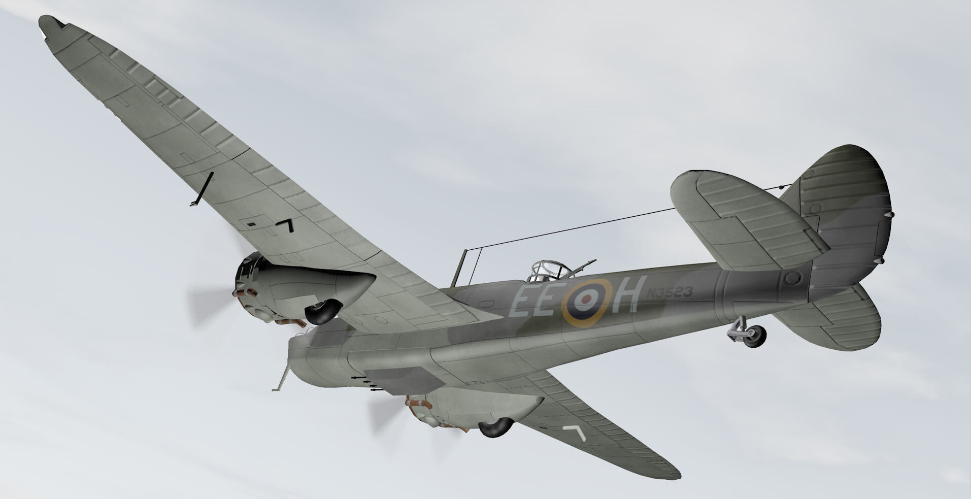 Bristol Blenheim Mk-4F Bolingbroke - RCAF 3D model_9