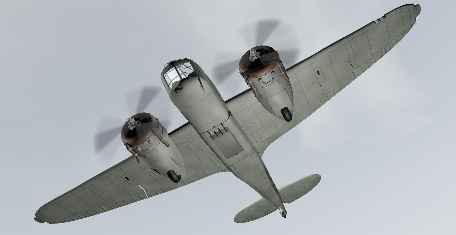 Bristol Blenheim Mk-4F Bolingbroke - RCAF 3D model_10