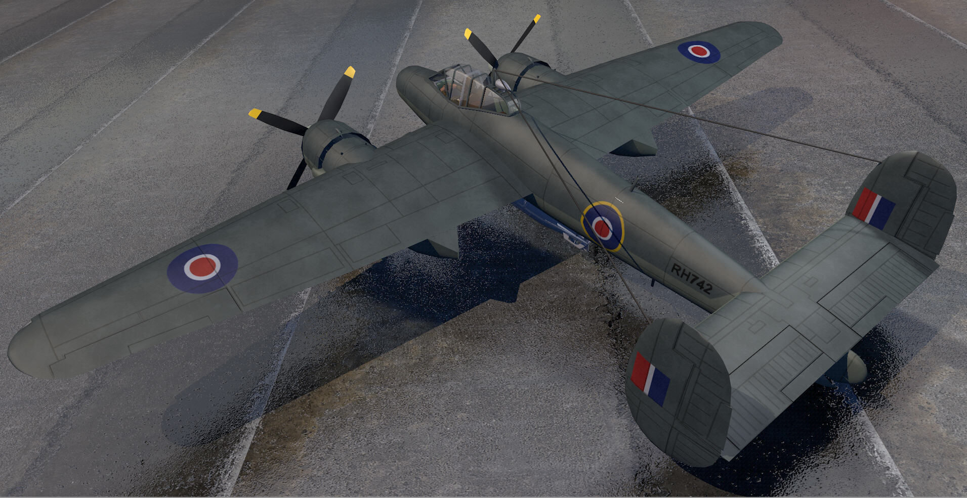 Bristol Brigand TF1 3D model_1