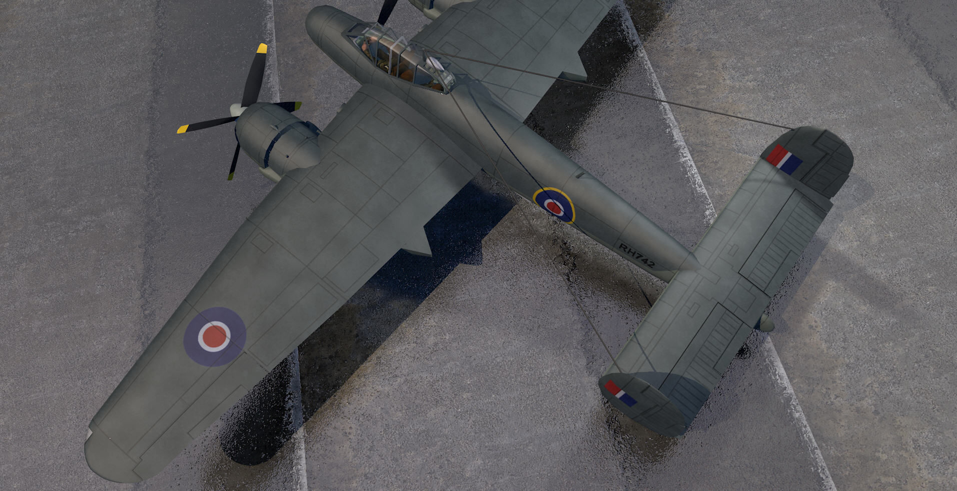 Bristol Brigand TF1 3D model_5
