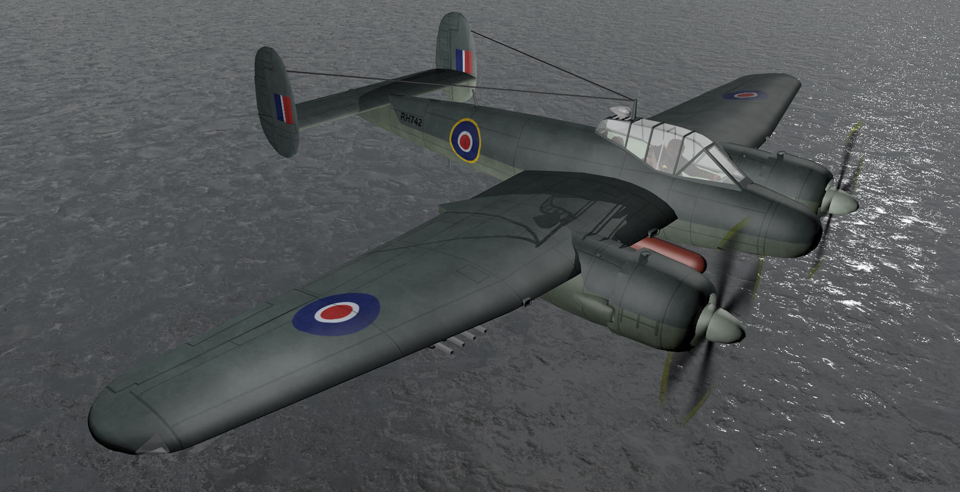 Bristol Brigand TF1 3D model_8