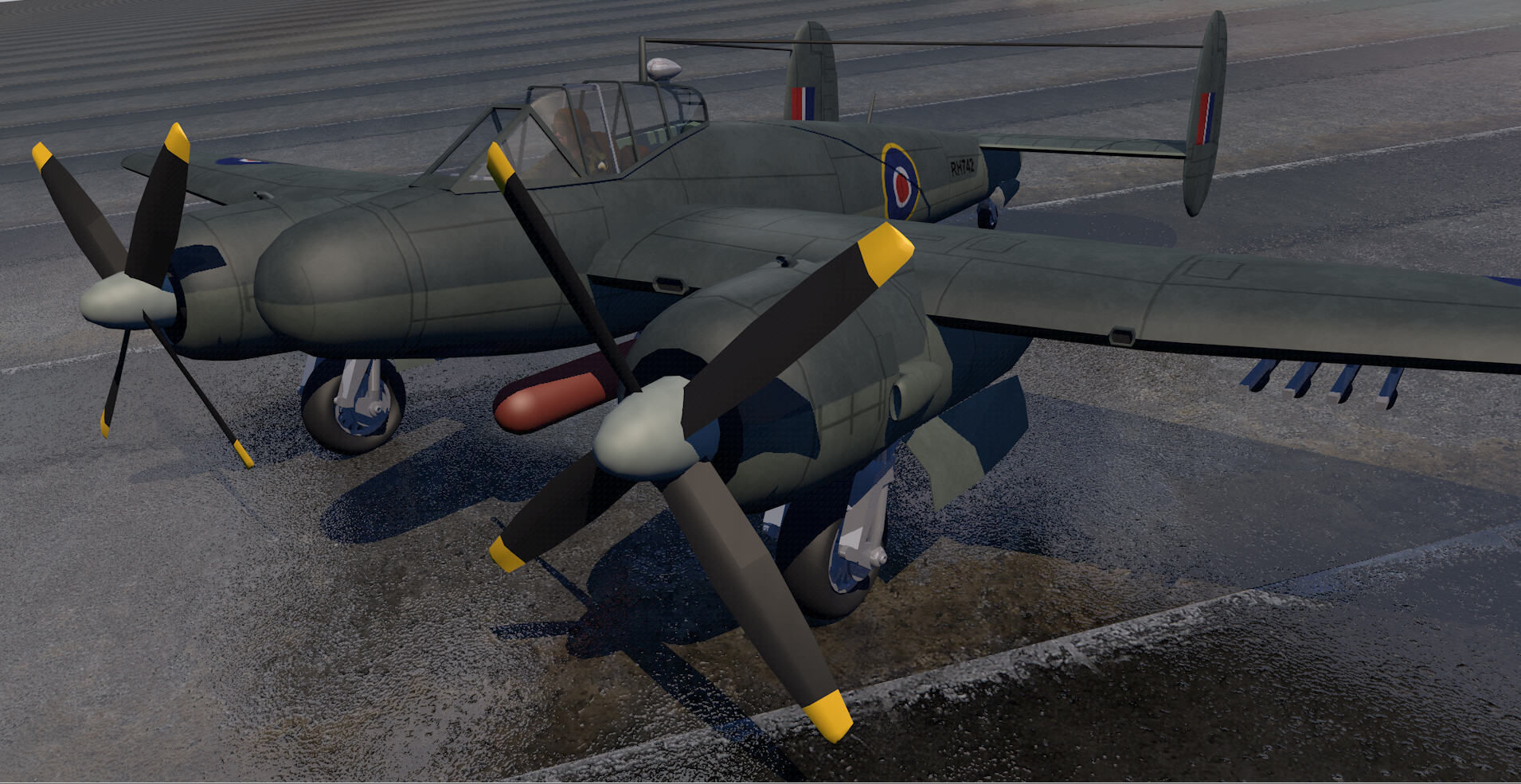 Bristol Brigand TF1 3D model_7