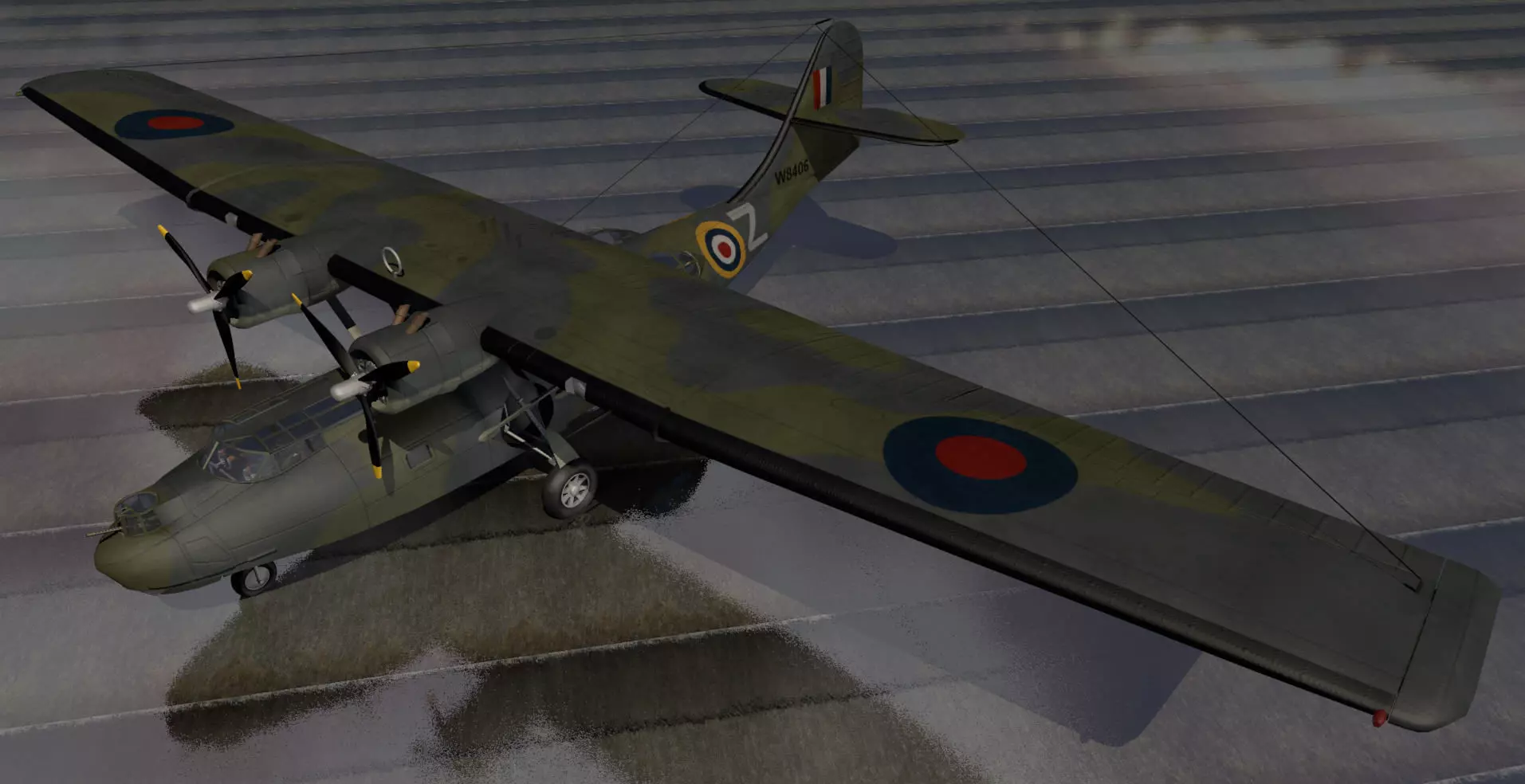 Consolidated Catalina Mk-1 - RAF 3D model_0