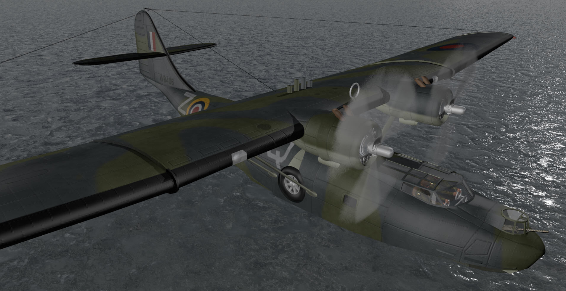 Consolidated Catalina Mk-1 - RAF 3D model_11