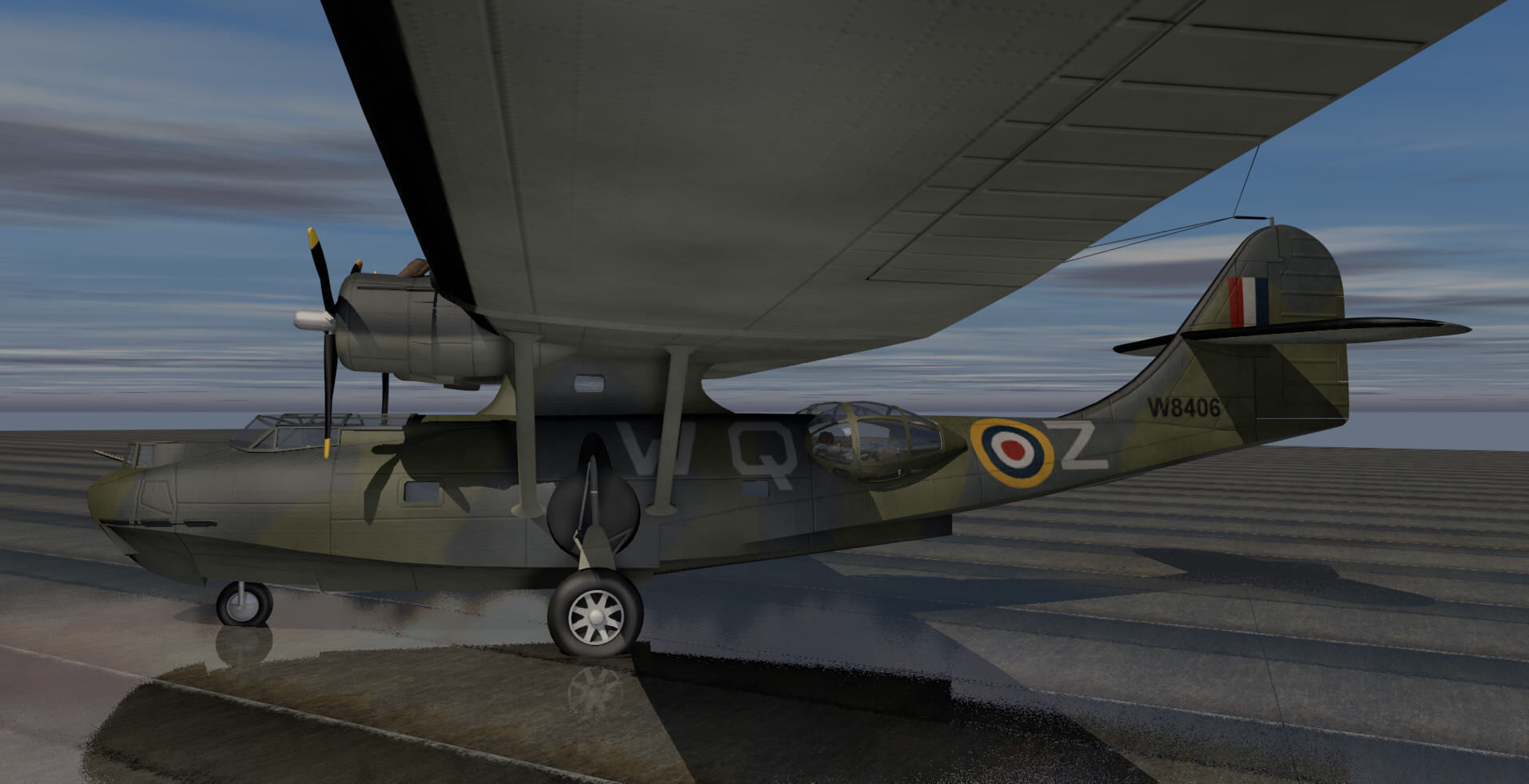 Consolidated Catalina Mk-1 - RAF 3D model_2