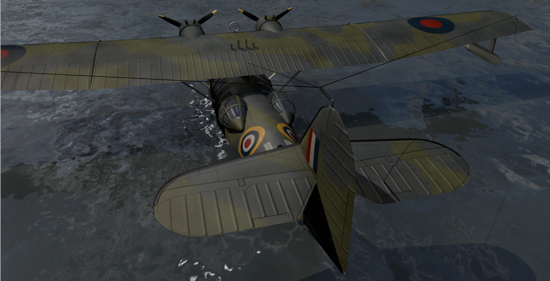 Consolidated Catalina Mk-1 - RAF 3D model_6