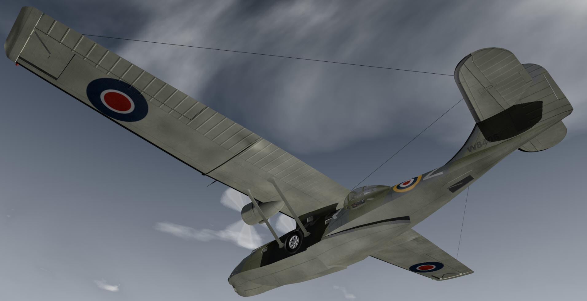 Consolidated Catalina Mk-1 - RAF 3D model_9