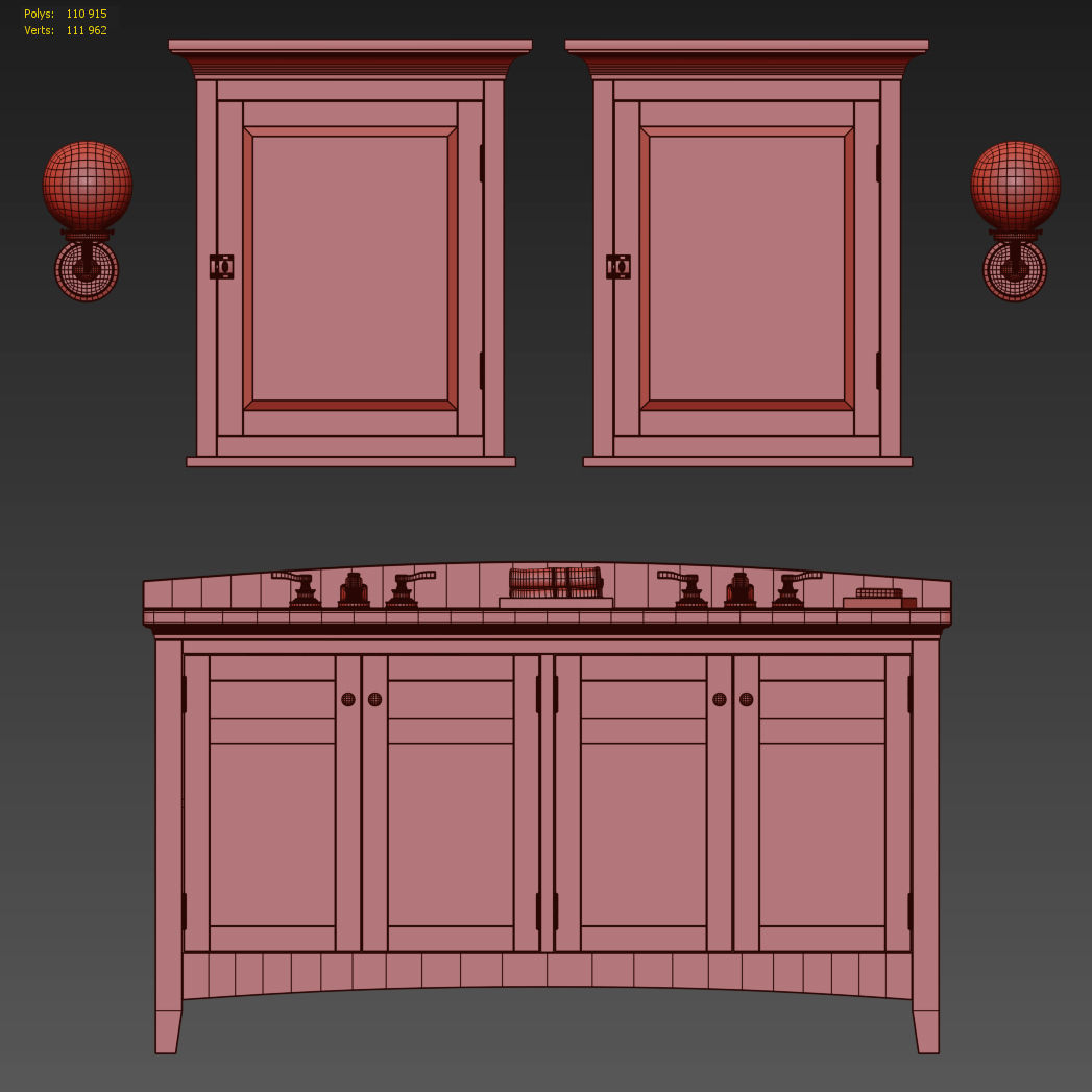 CARTWRIGHT DOUBLE VANITY 3D model_2