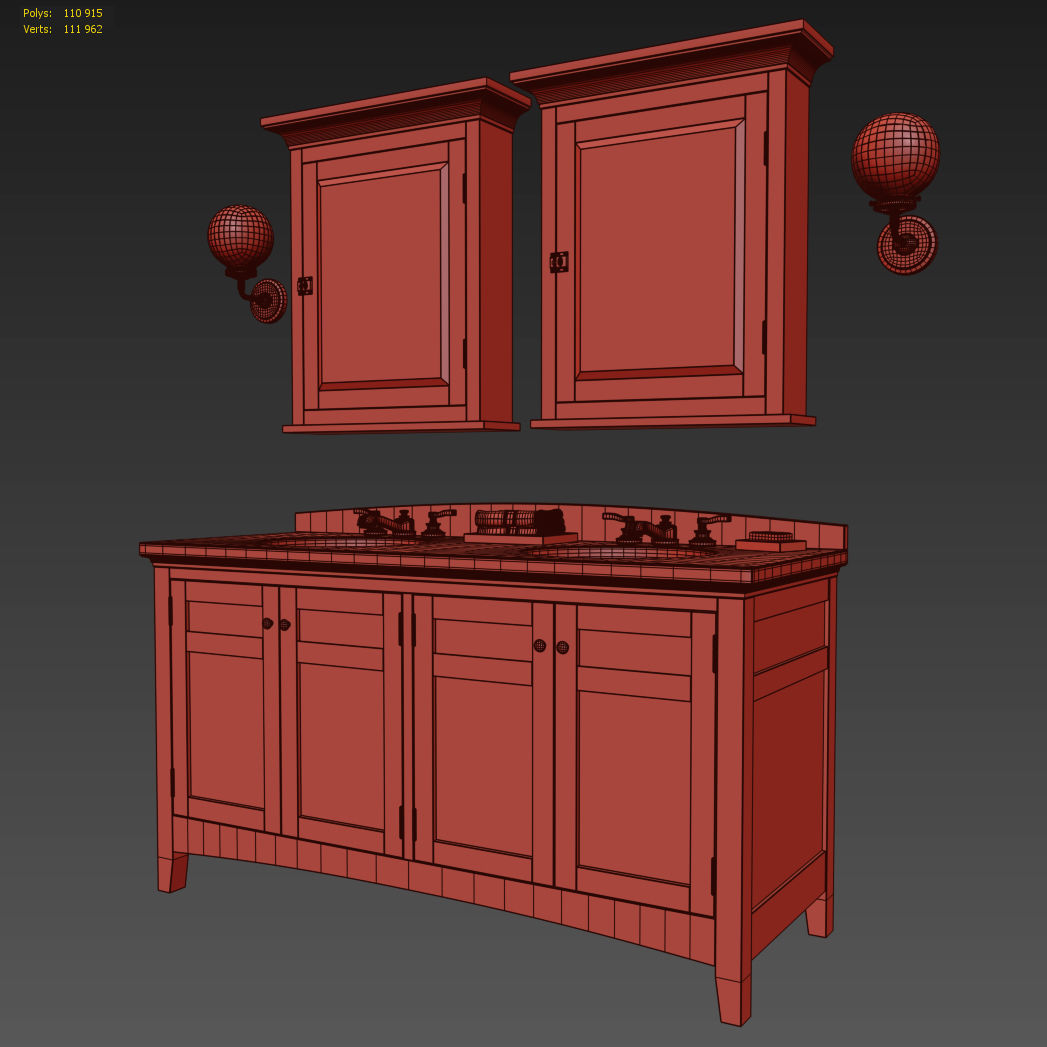CARTWRIGHT DOUBLE VANITY 3D model_3