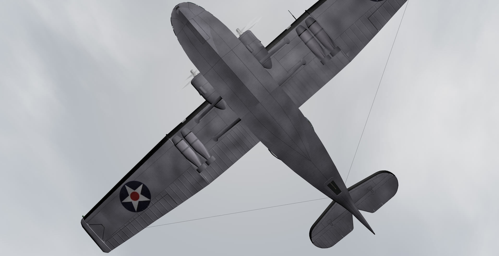 Consolidated PBY-5 Catalina 3D model_12