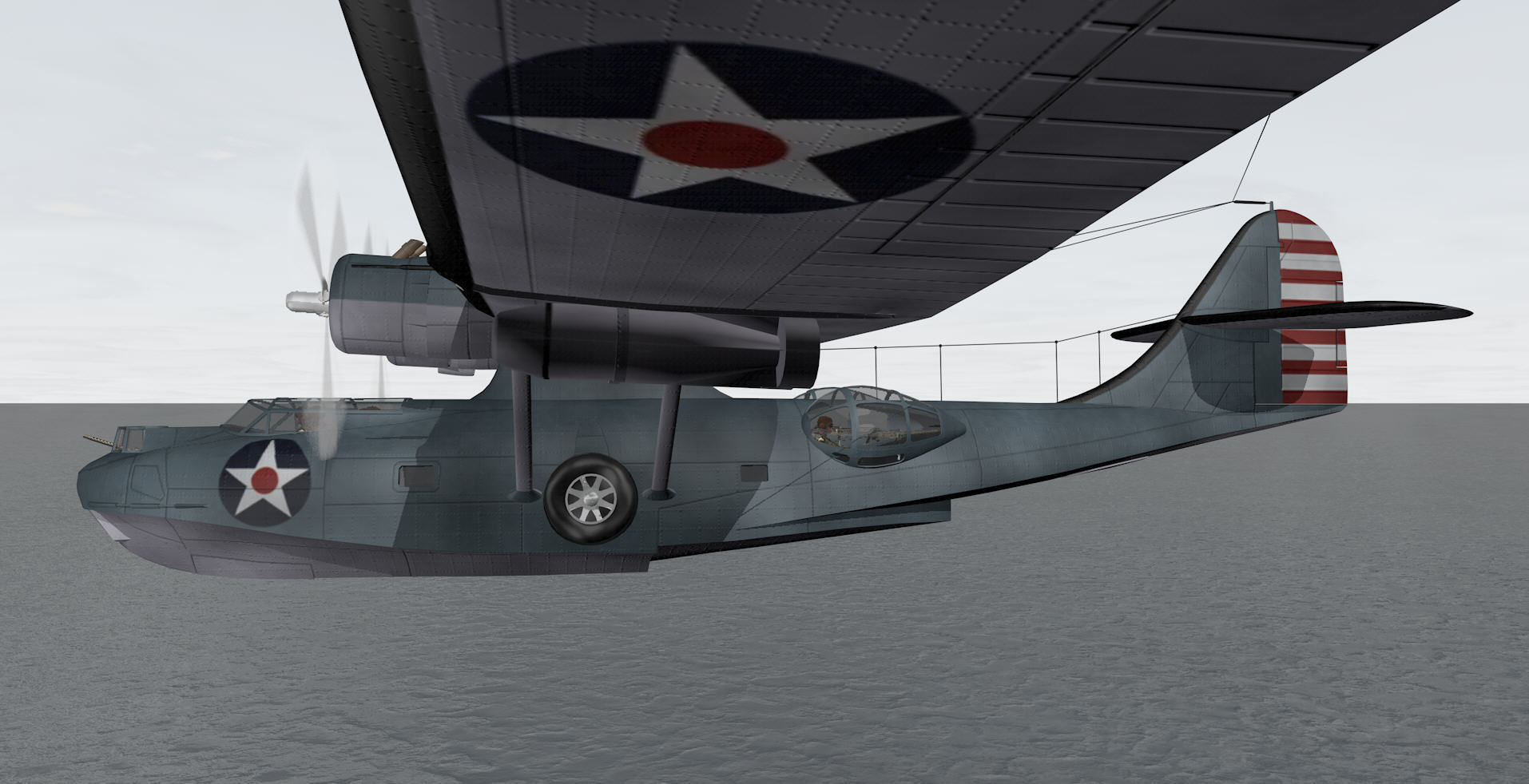 Consolidated PBY-5 Catalina 3D model_9