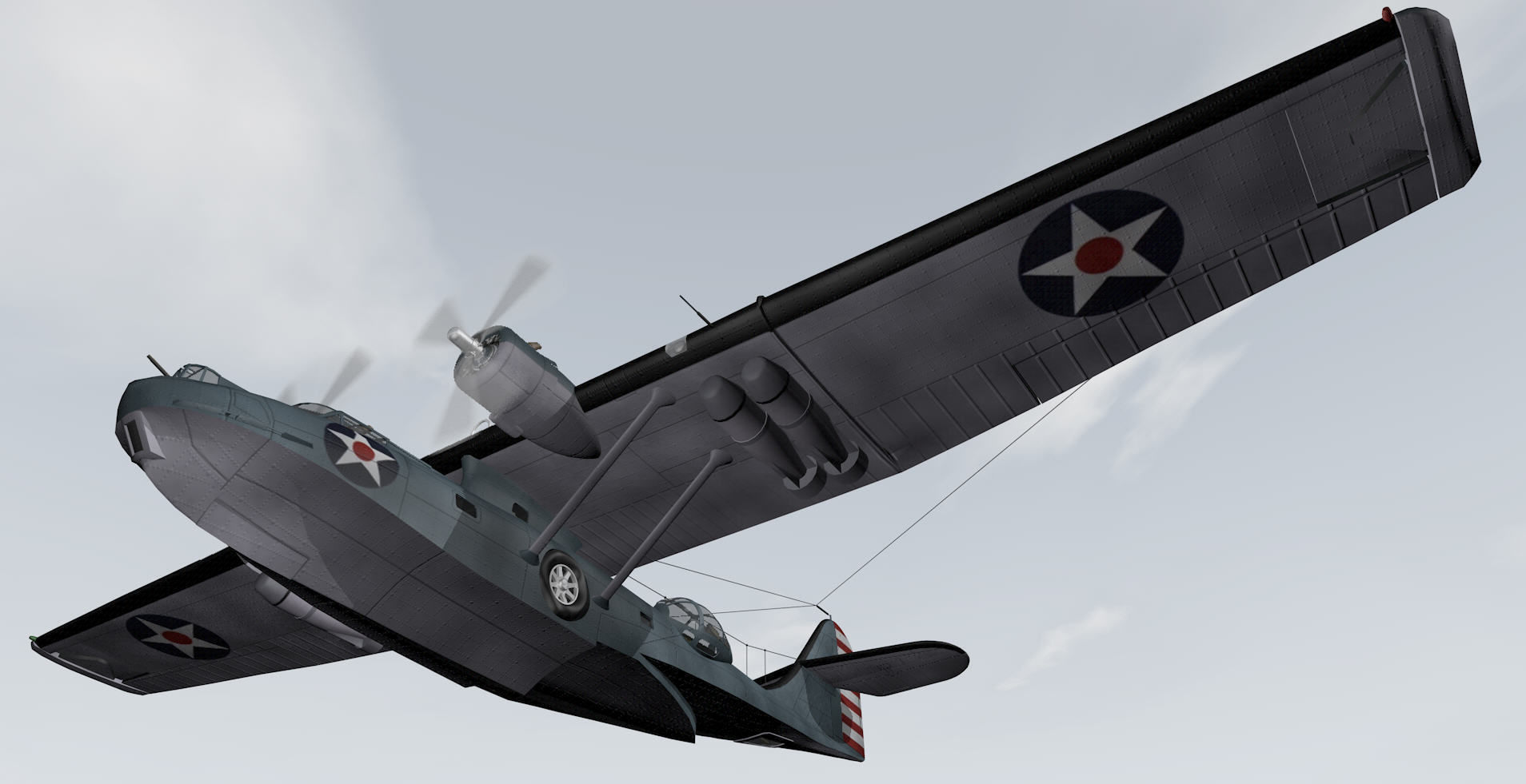 Consolidated PBY-5 Catalina 3D model_11