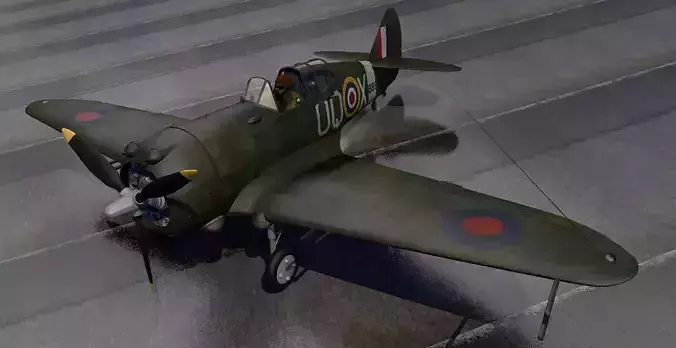 Curtiss H75A-3 Mohawk - RAF