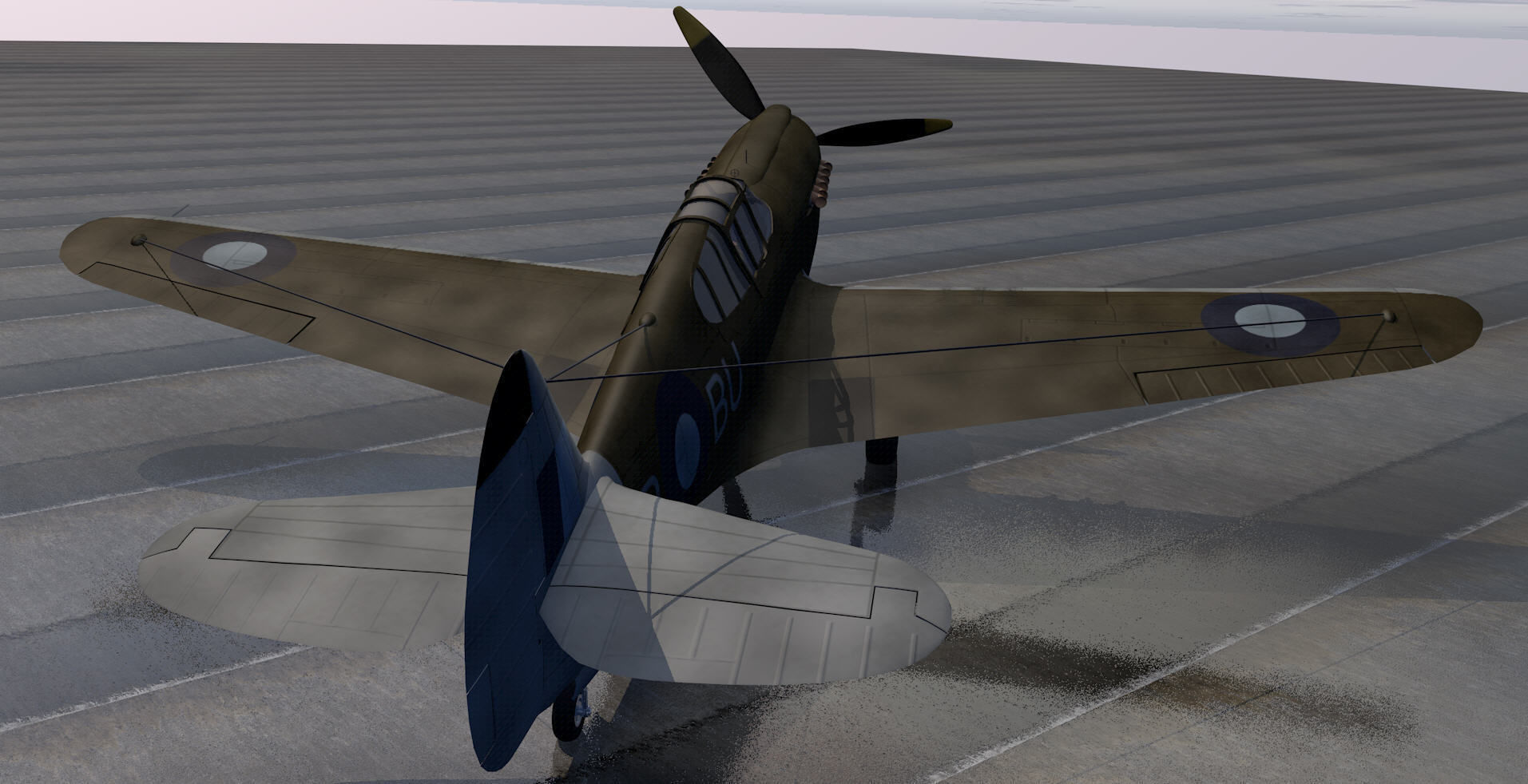 Curtiss Kittyhawk - RAAF 3D model_1