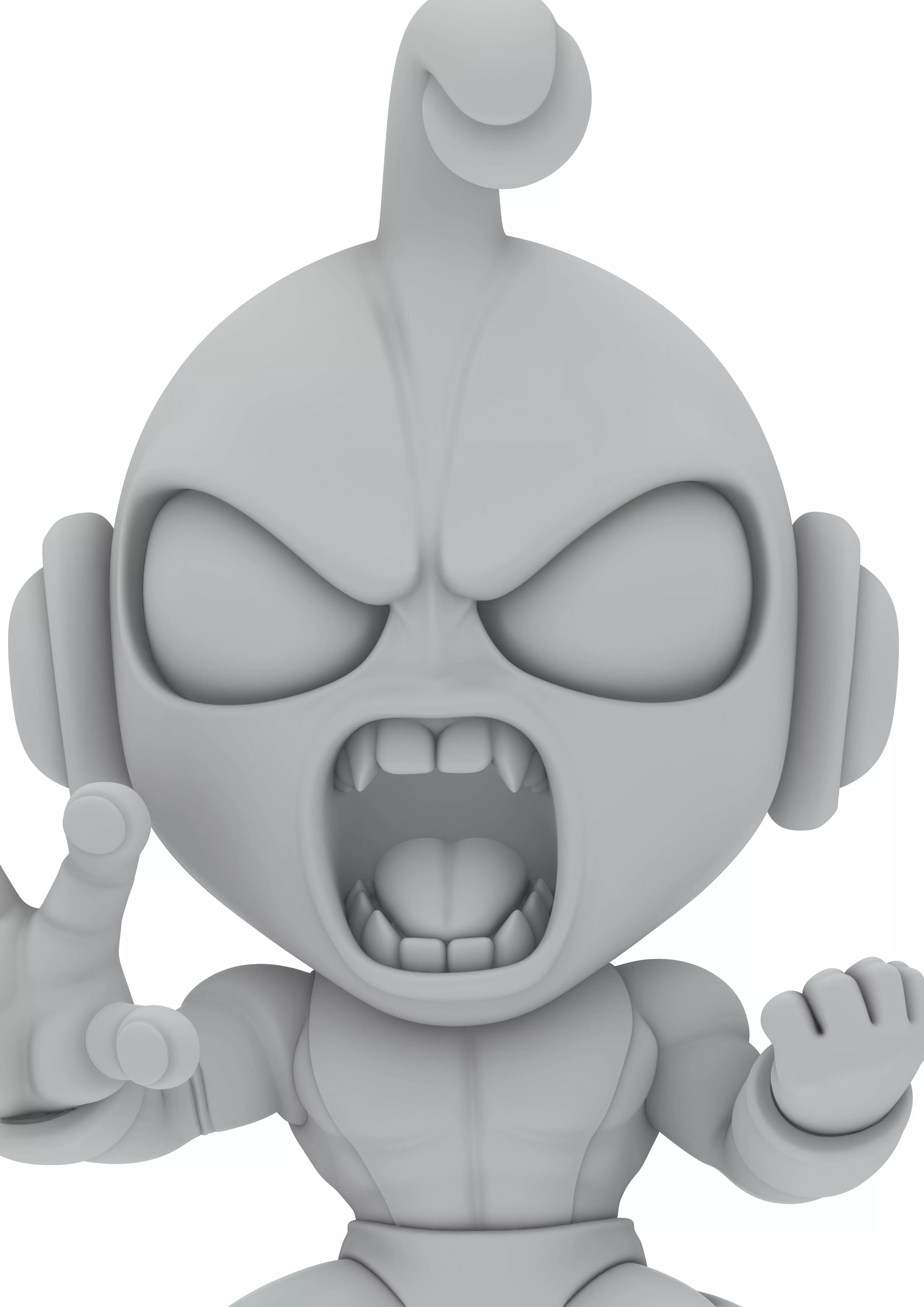 Chibi Monster Collection Monster Alien Warriors 3D print model