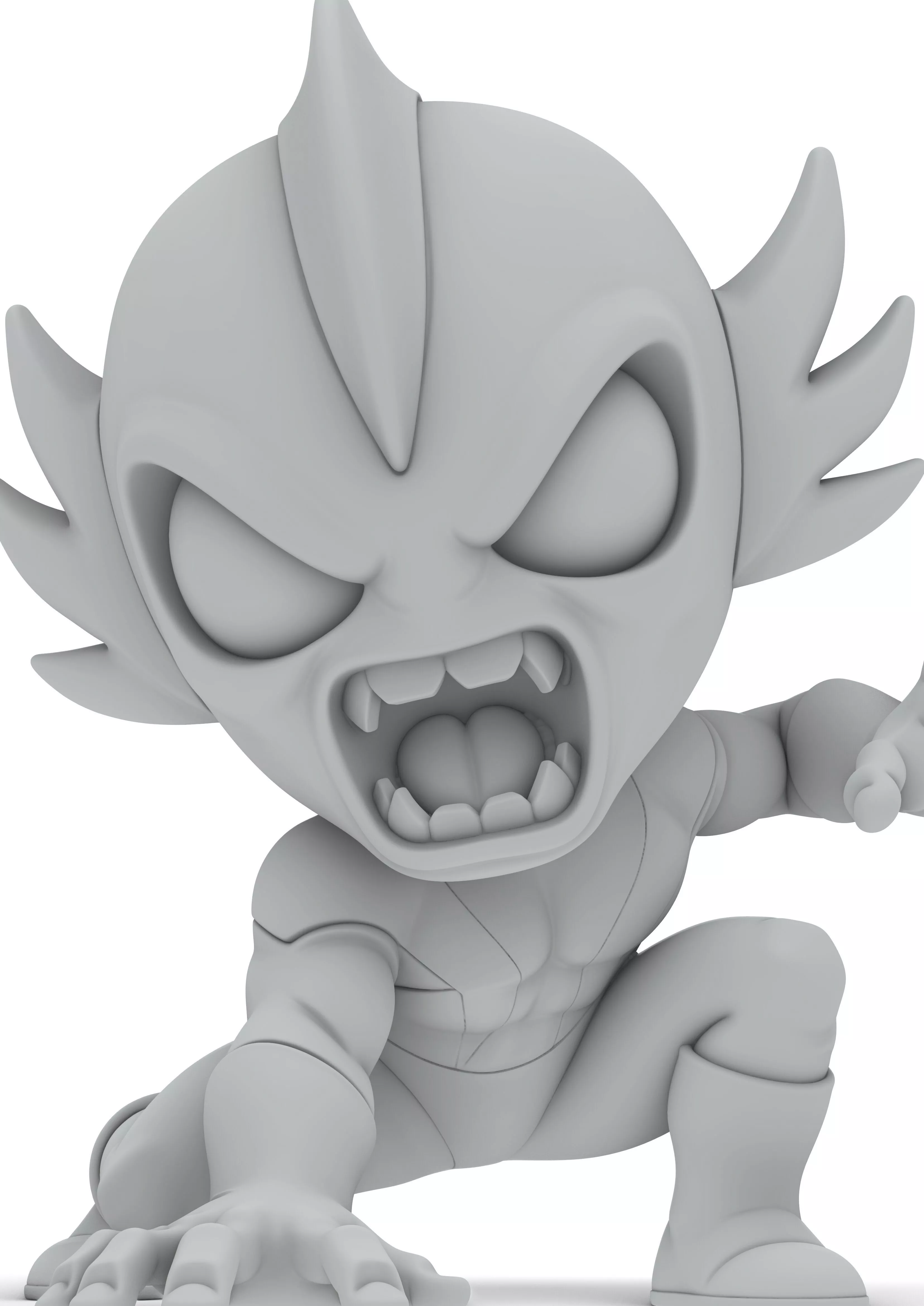 Chibi Monster Collection Monster Alien Warriors 3D print model