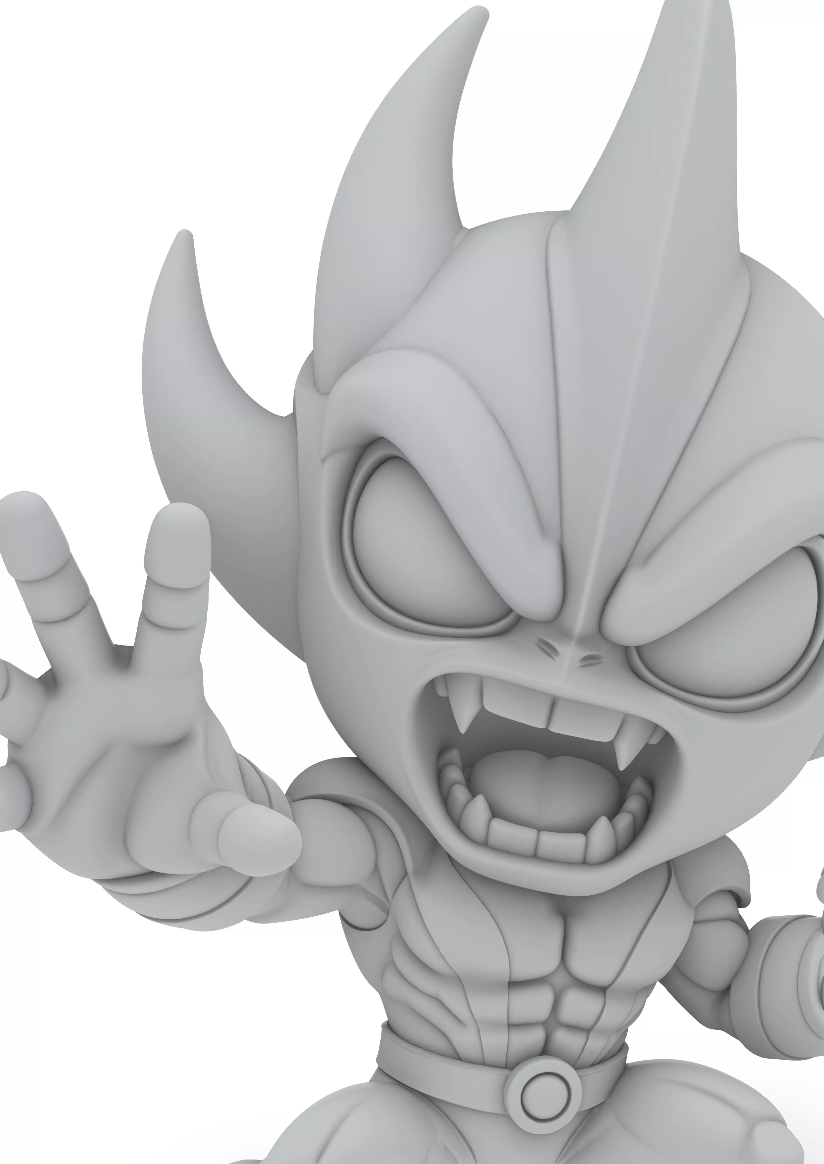 Chibi Monster Collection Monster Alien Warriors 3D print model