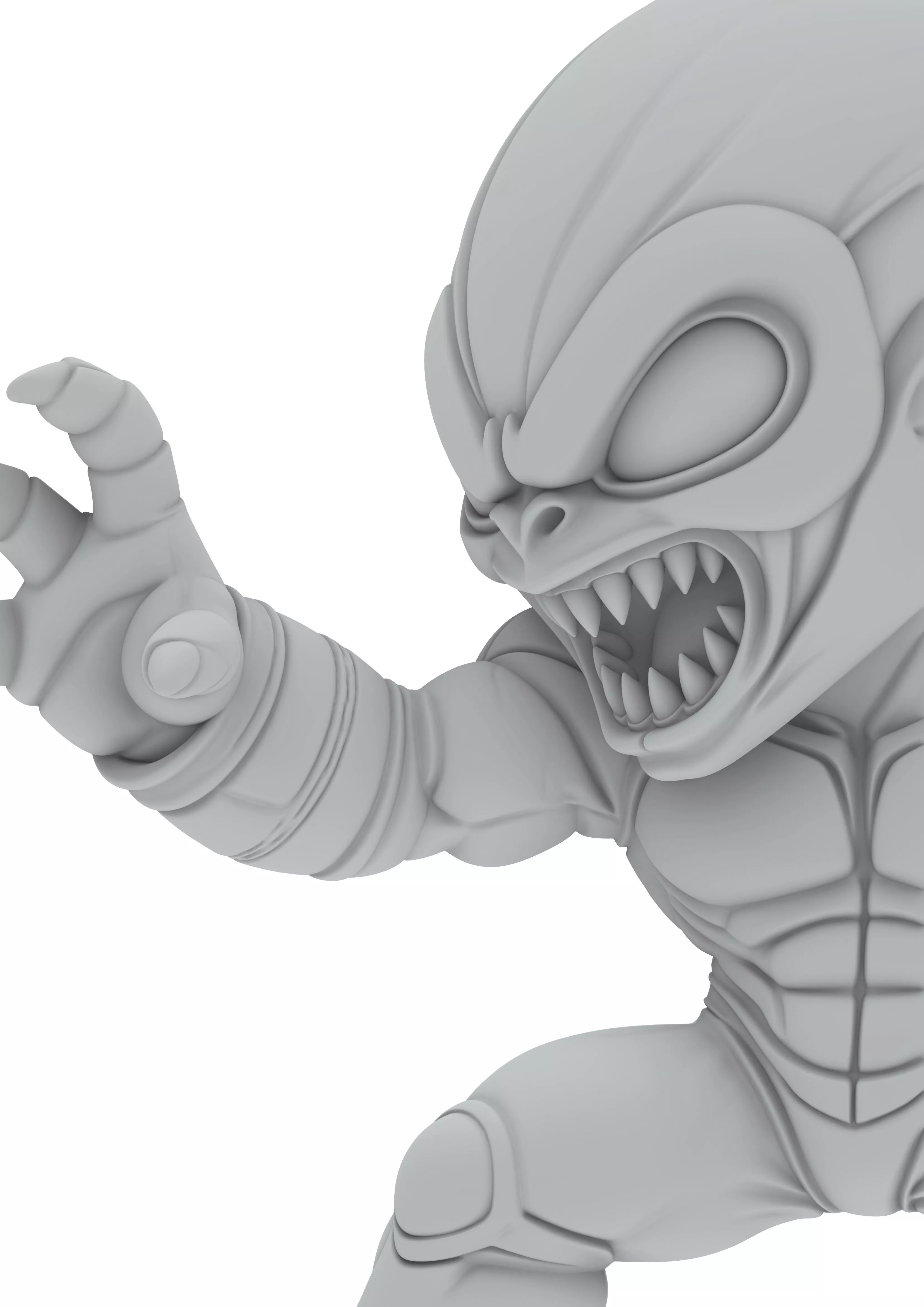 Chibi Monster Collection Monster Alien Warriors 3D print model