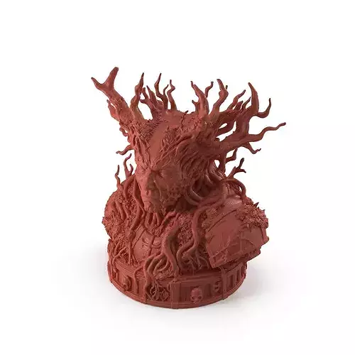 Print Ready The Root Mutation-infected bust 005