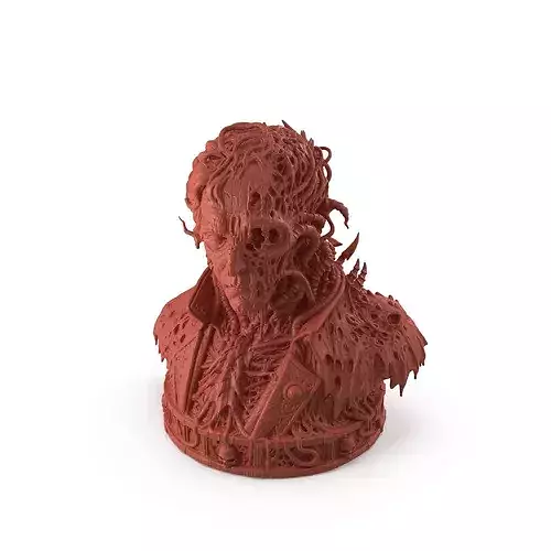 Print Ready The Rot Mutation-infected bust 008