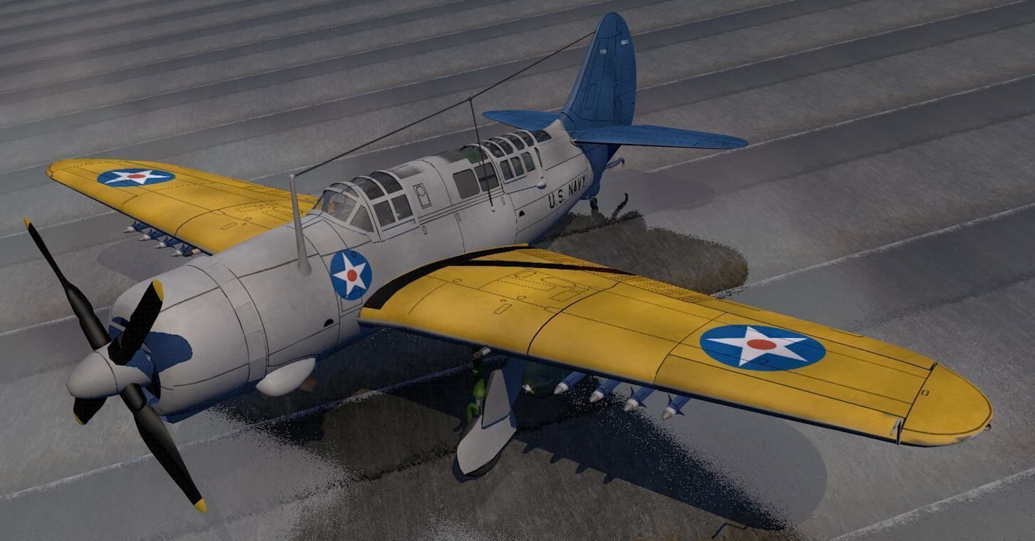 Curtiss SB2C-4 Helldiver or A-25 Shrike 3D model_7