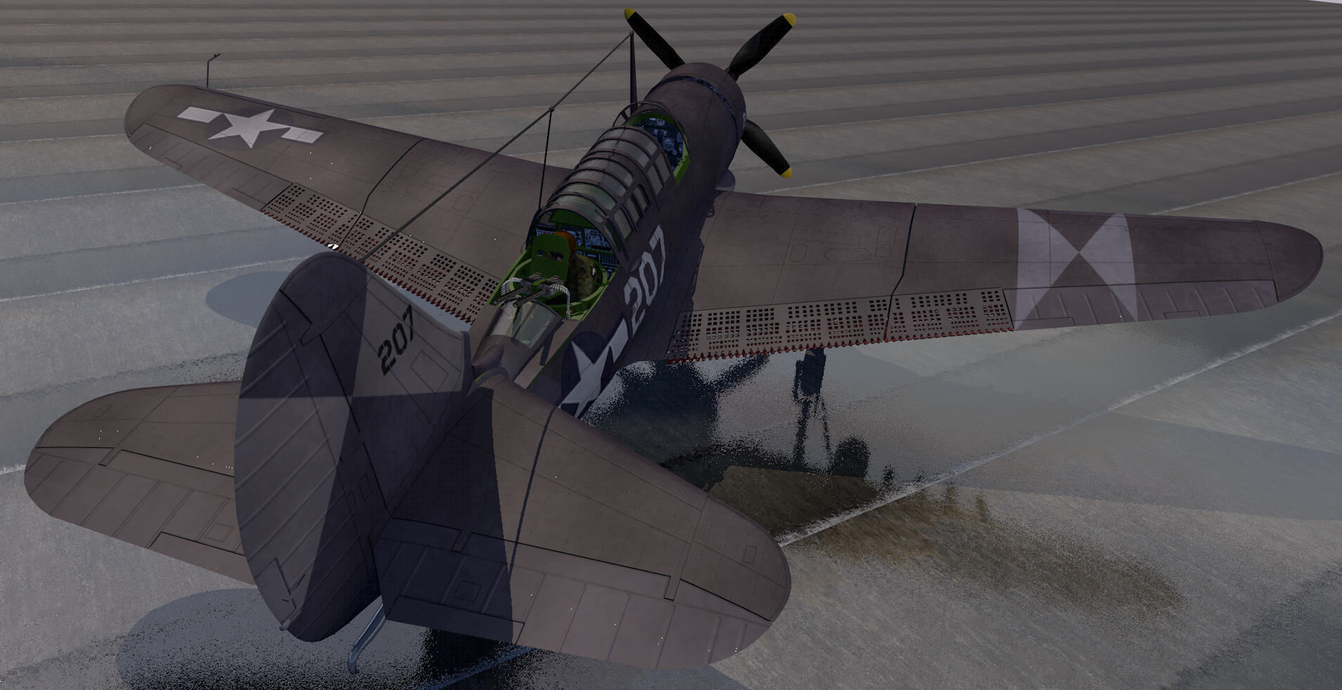 Curtiss SB2C-4 Helldiver or A-25 Shrike 3D model_16