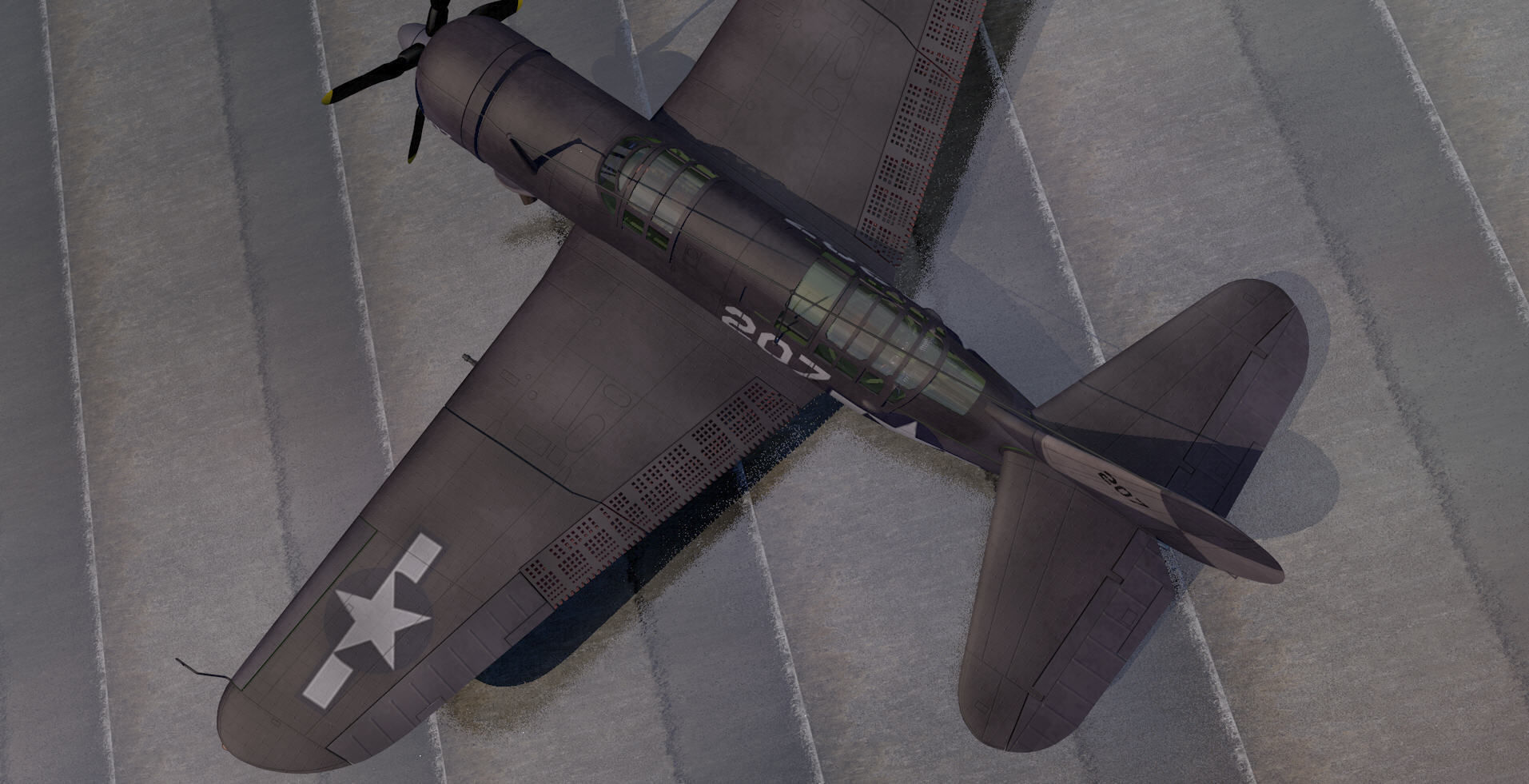 Curtiss SB2C-4 Helldiver or A-25 Shrike 3D model_12