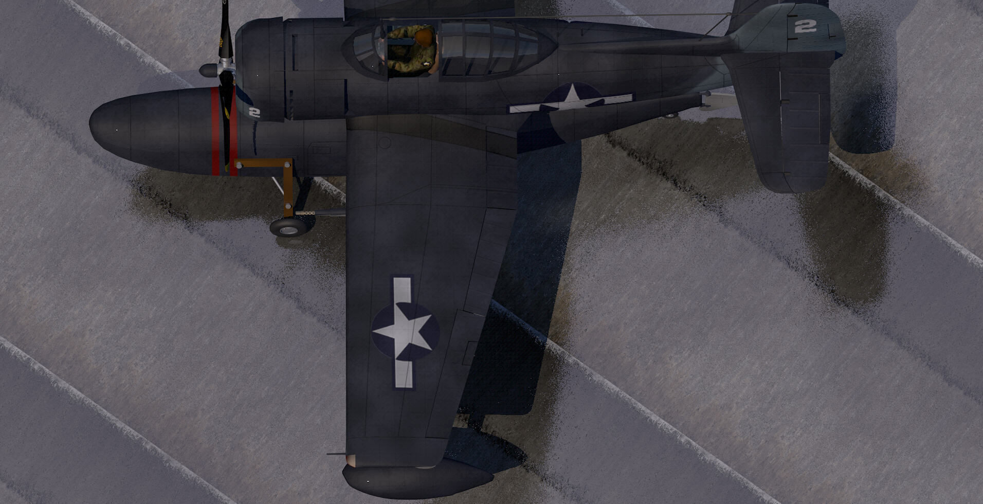 Curtiss SC-1 Seahawk 3D model_4