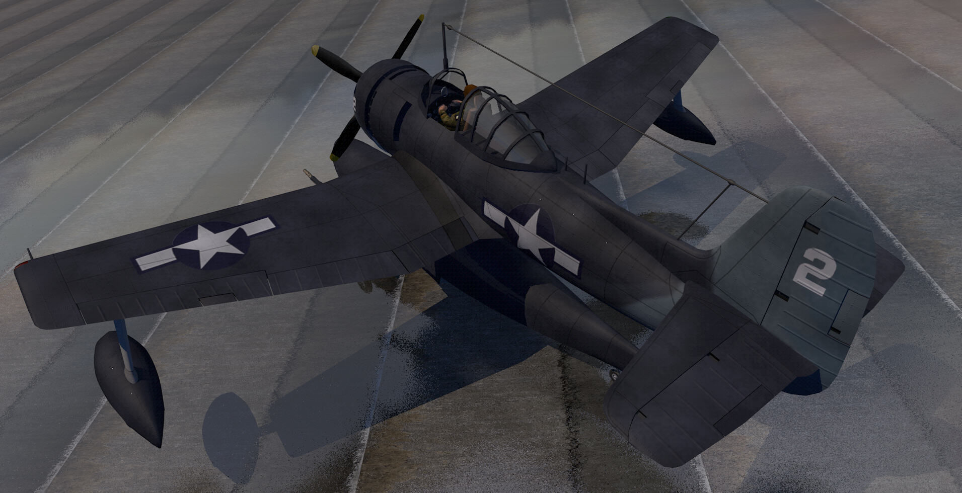Curtiss SC-1 Seahawk 3D model_1
