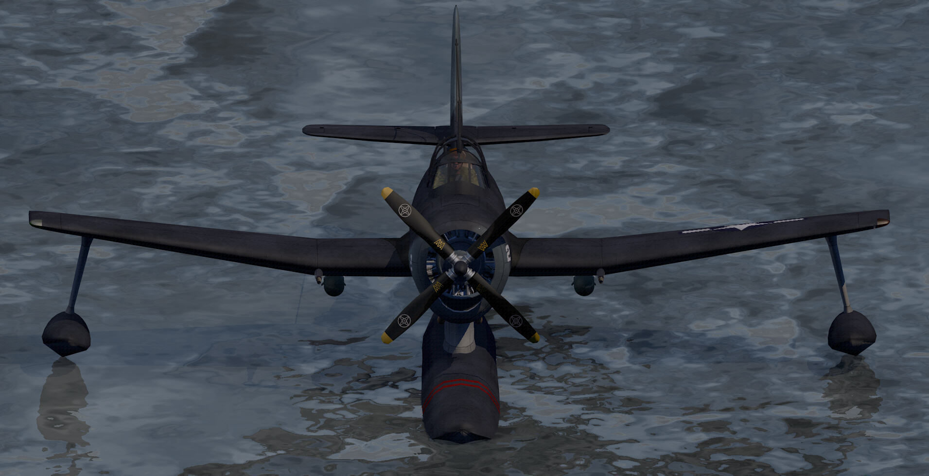 Curtiss SC-1 Seahawk 3D model_7