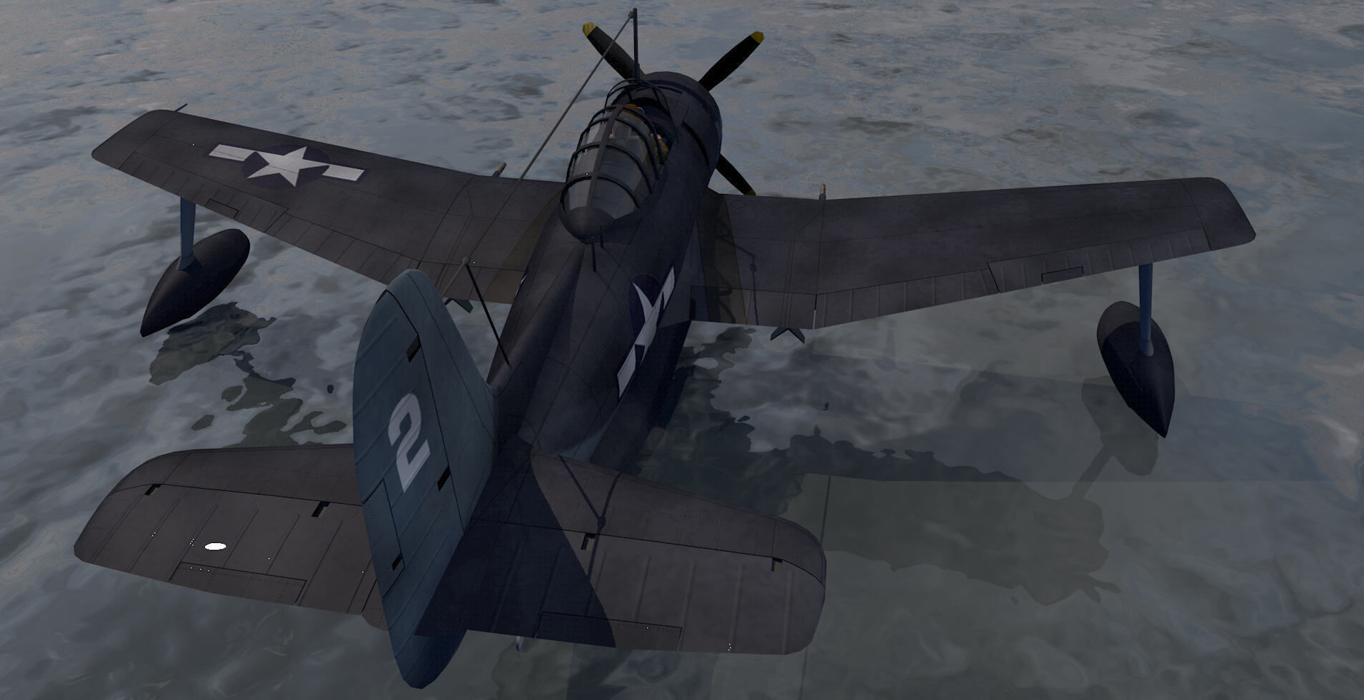 Curtiss SC-1 Seahawk 3D model_2