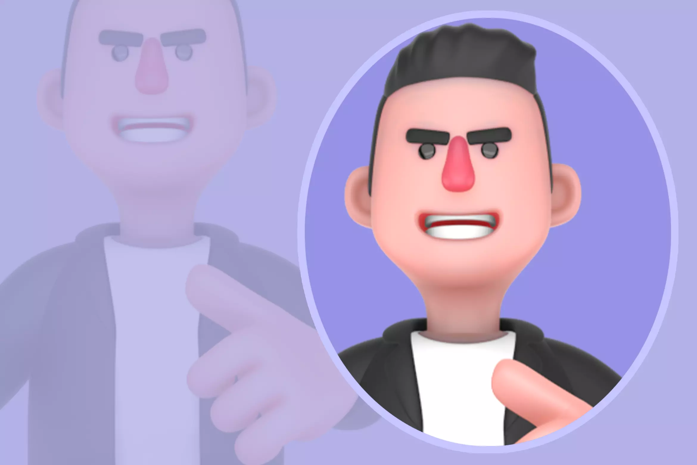Stylized 3D Music Performer - Cartoon Entertainer 3D model