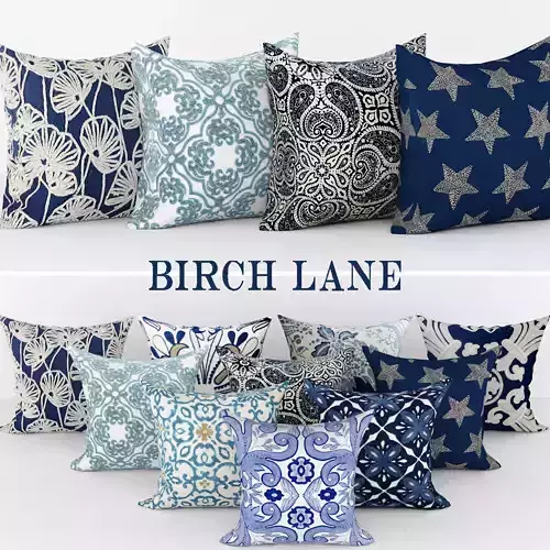 Collection of decorative pillows Birch Line 2