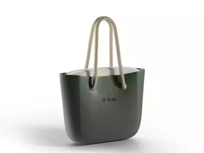 O bag in Bordeaux with Rope Handles