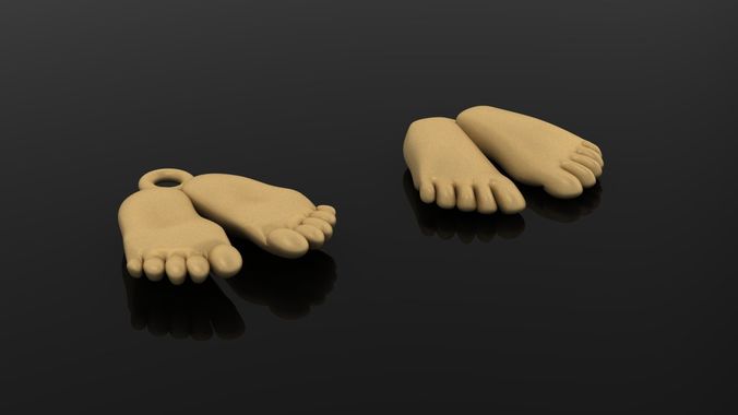 Pendant Baby legs  3D print model