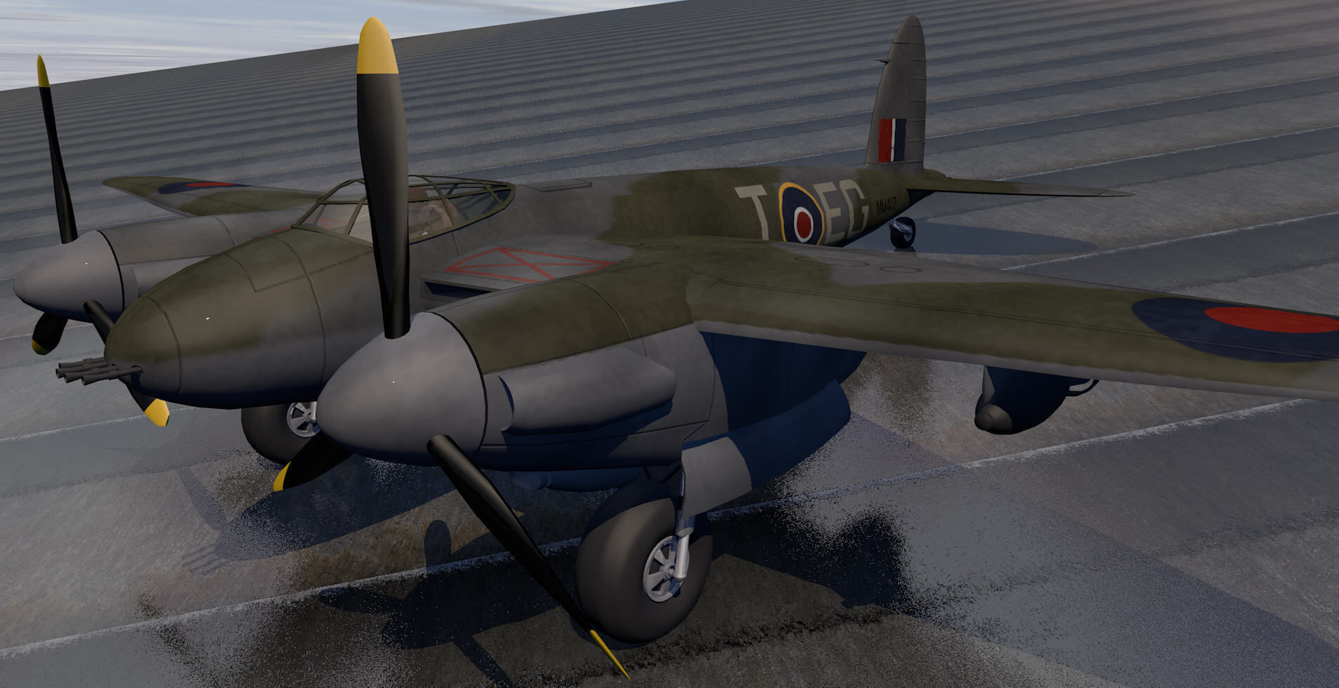 DeHavilland Mosquito Mk-6 3D model_7