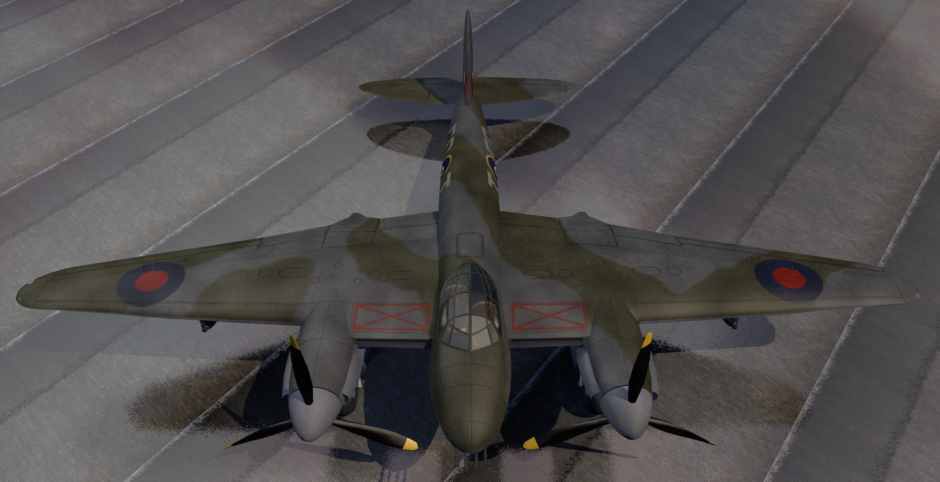 DeHavilland Mosquito Mk-6 3D model_3