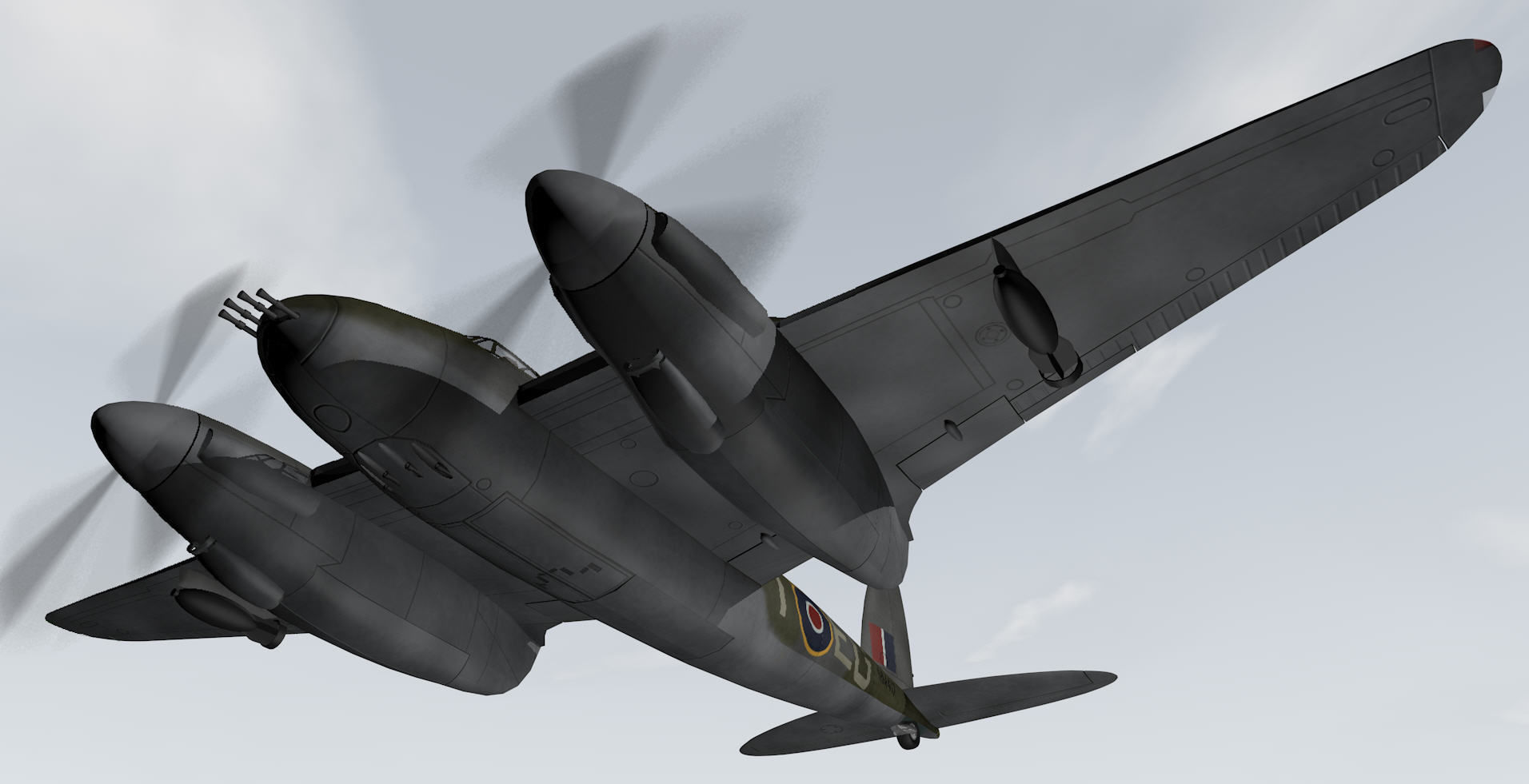 DeHavilland Mosquito Mk-6 3D model_9