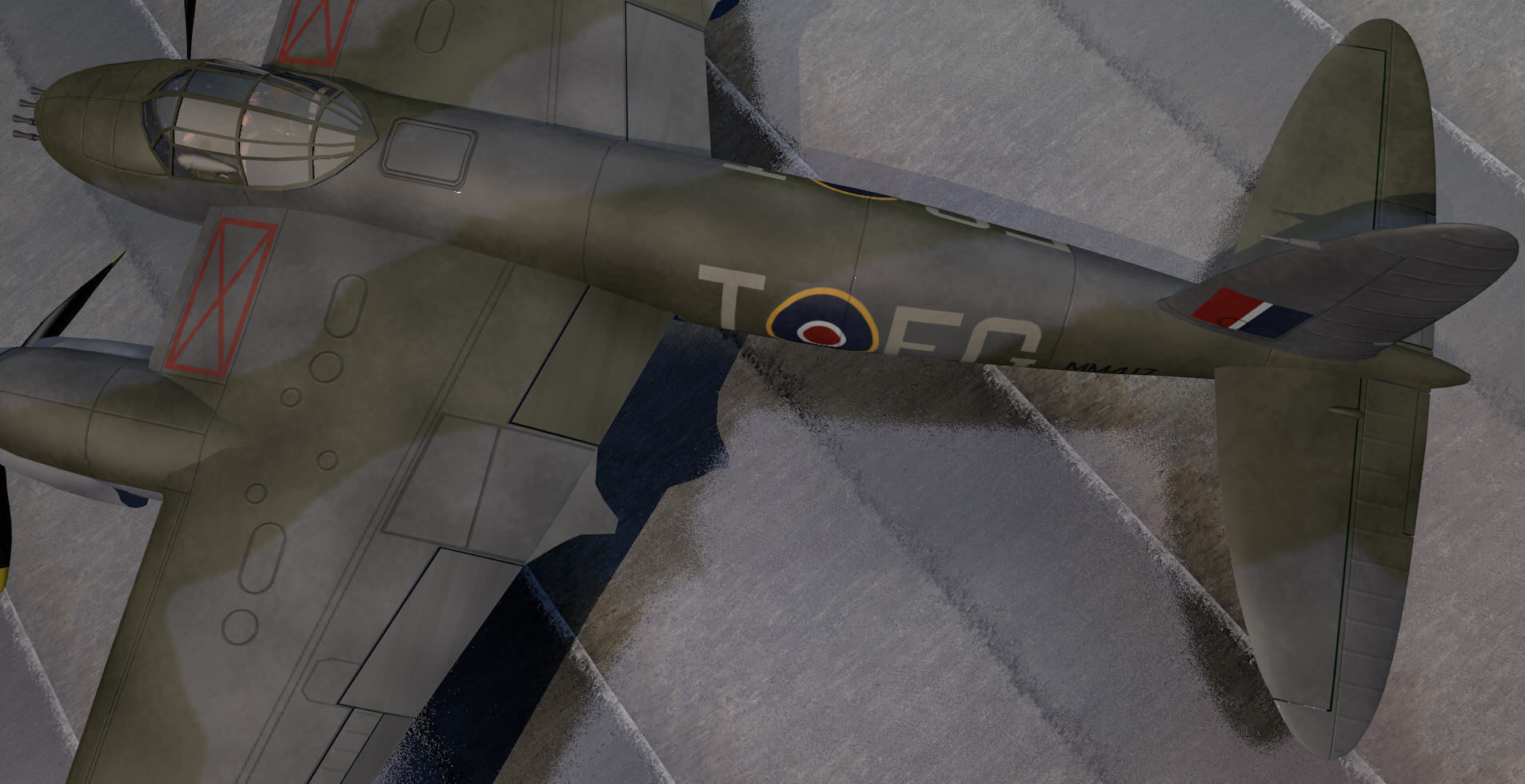 DeHavilland Mosquito Mk-6 3D model_4