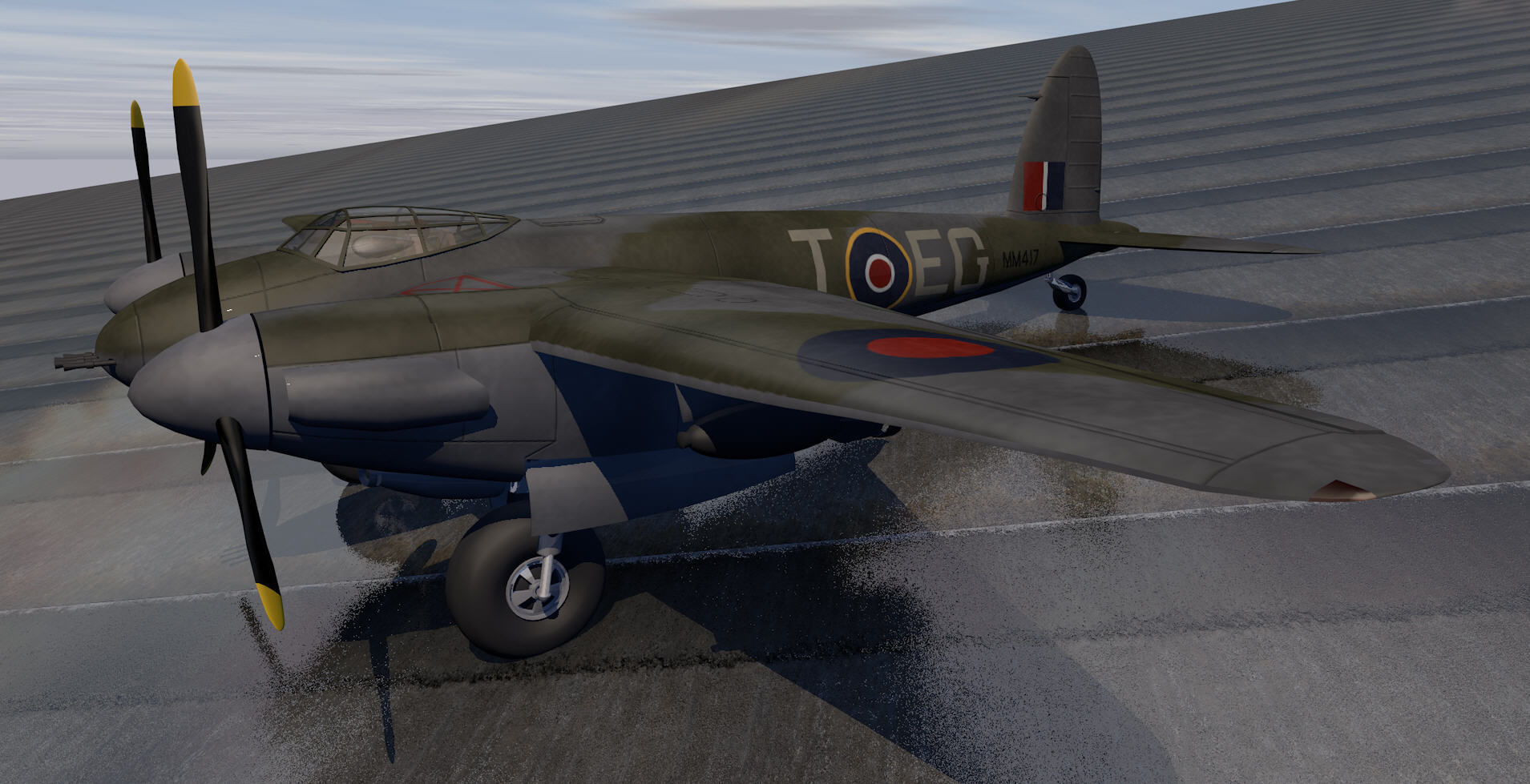 DeHavilland Mosquito Mk-6 3D model_6