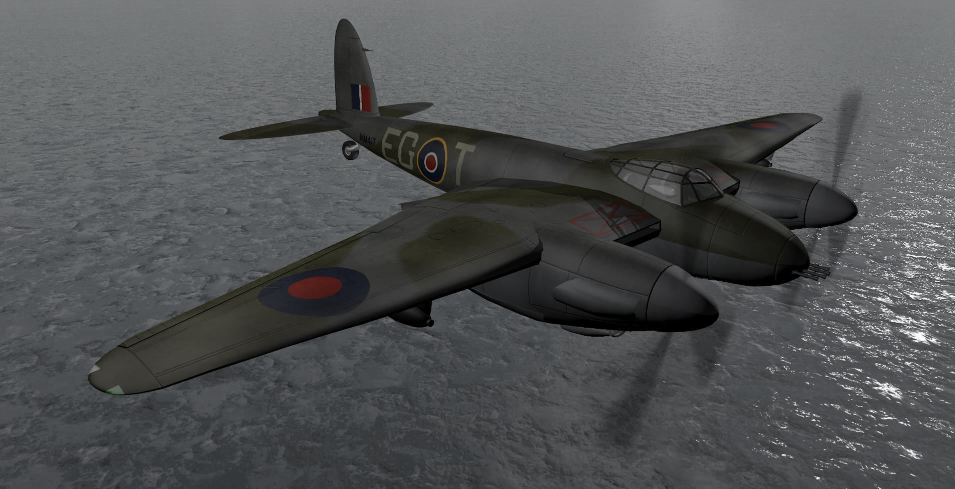 DeHavilland Mosquito Mk-6 3D model_8