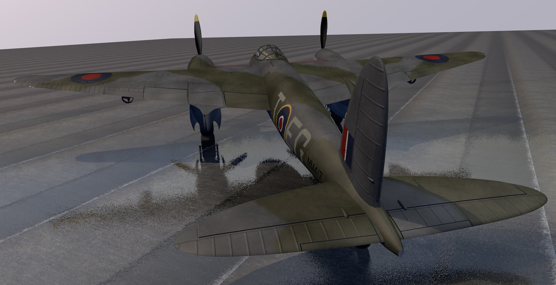 DeHavilland Mosquito Mk-6 3D model_2