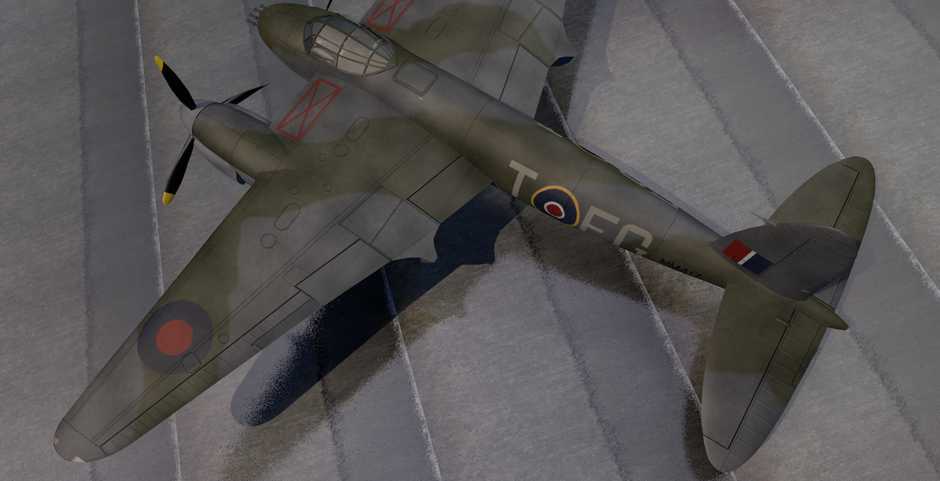 DeHavilland Mosquito Mk-6 3D model_1