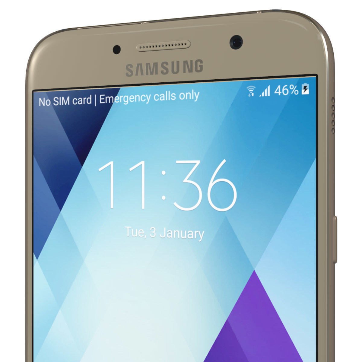 Samsung Galaxy A7 2017 for Element 3D 3D model_24