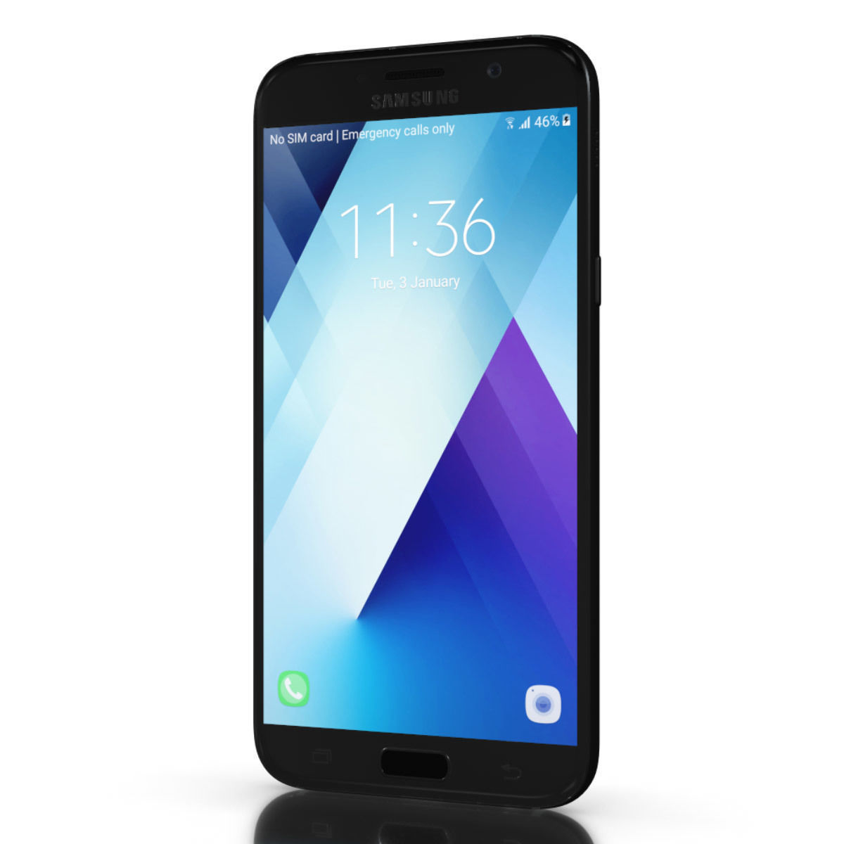 Samsung Galaxy A7 2017 for Element 3D 3D model_1