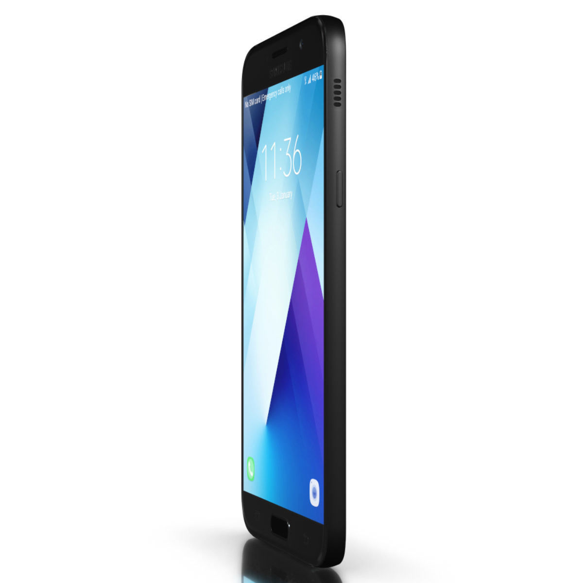 Samsung Galaxy A7 2017 for Element 3D 3D model_3