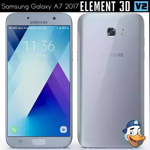 Samsung Galaxy A7 2017 for Element 3D