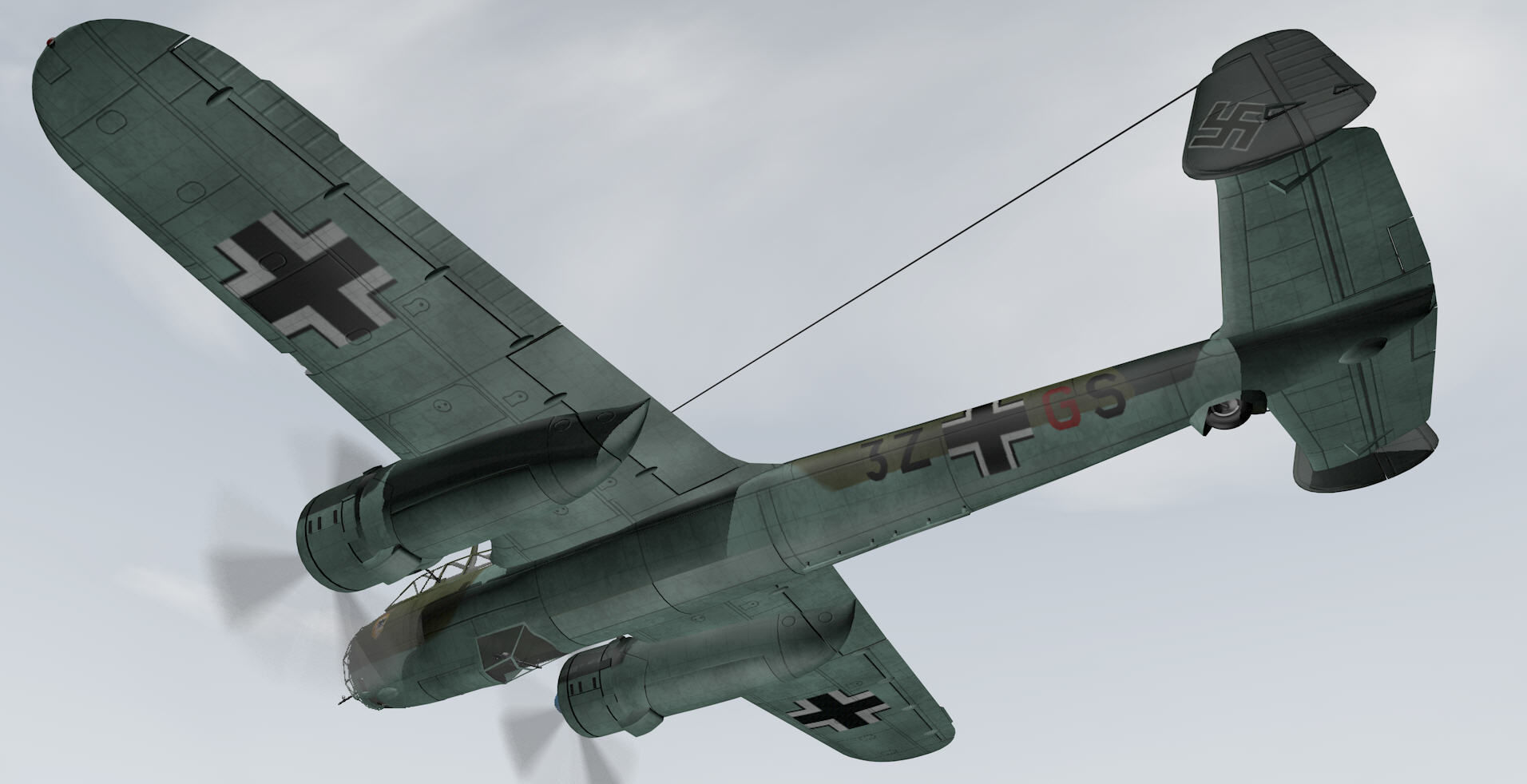 Dornier Do-17Z-2 3D model_9
