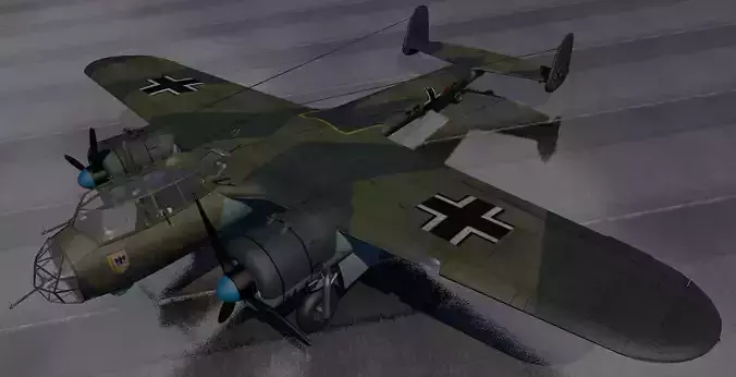 Dornier Do-17Z-2 3D model