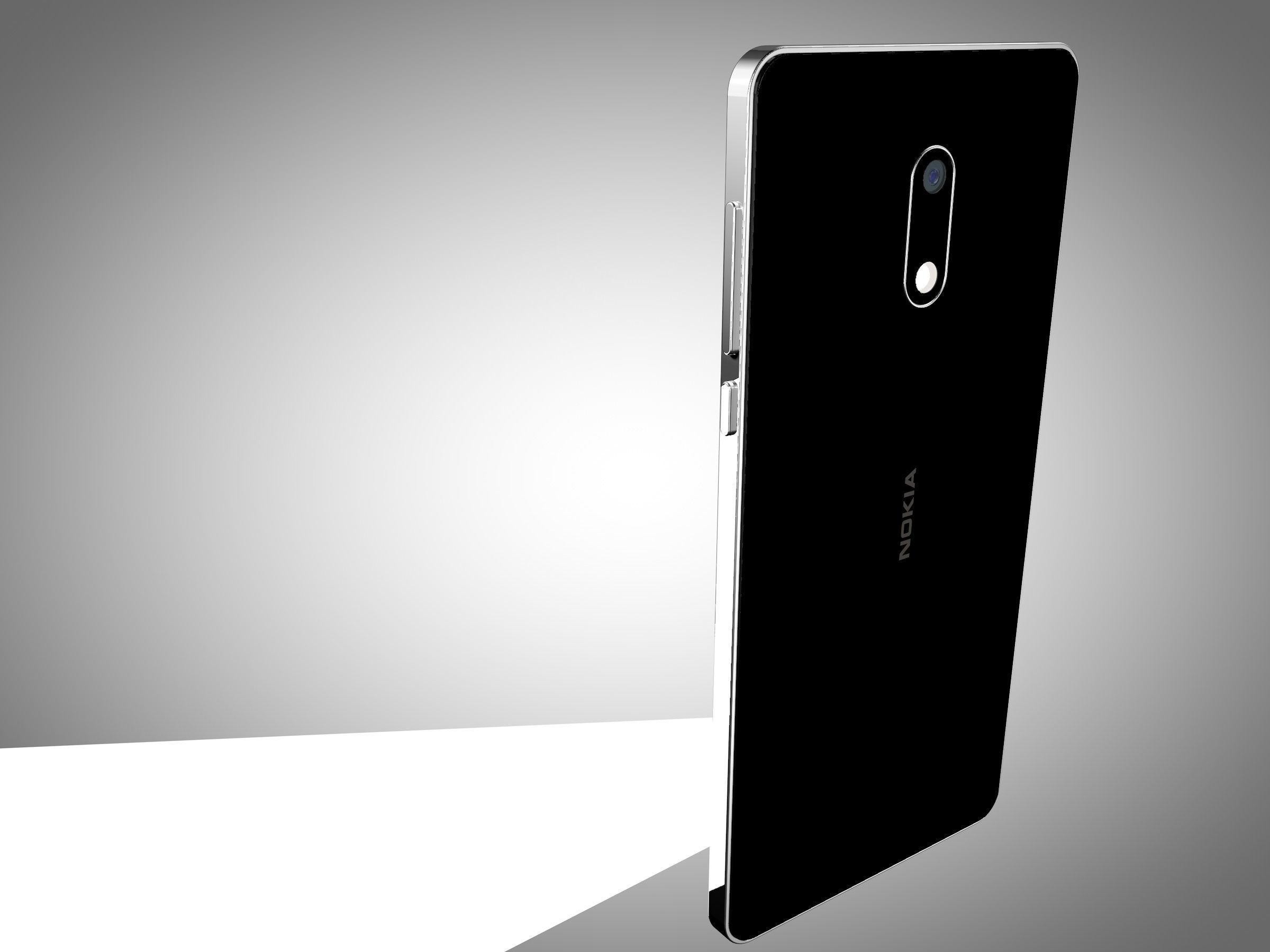NOKIA 6 smartphone Free 3D print model_3